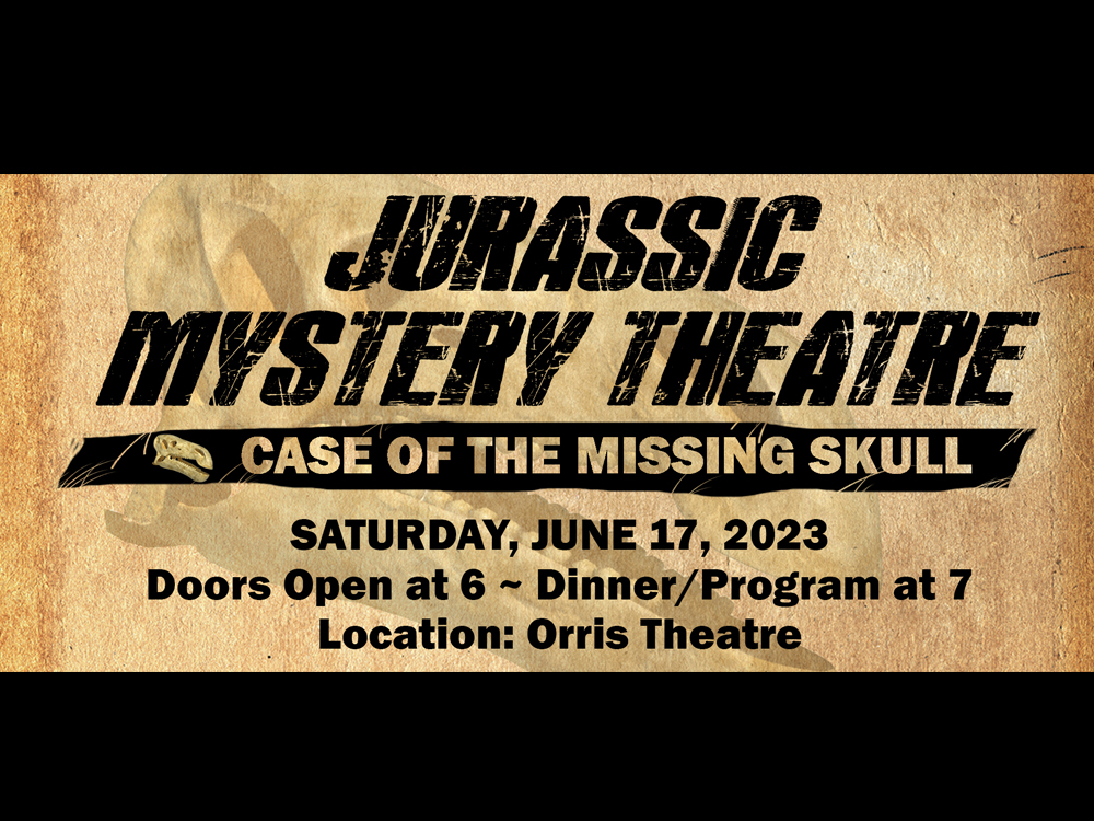 Jurassic Mystery Theatre flyer