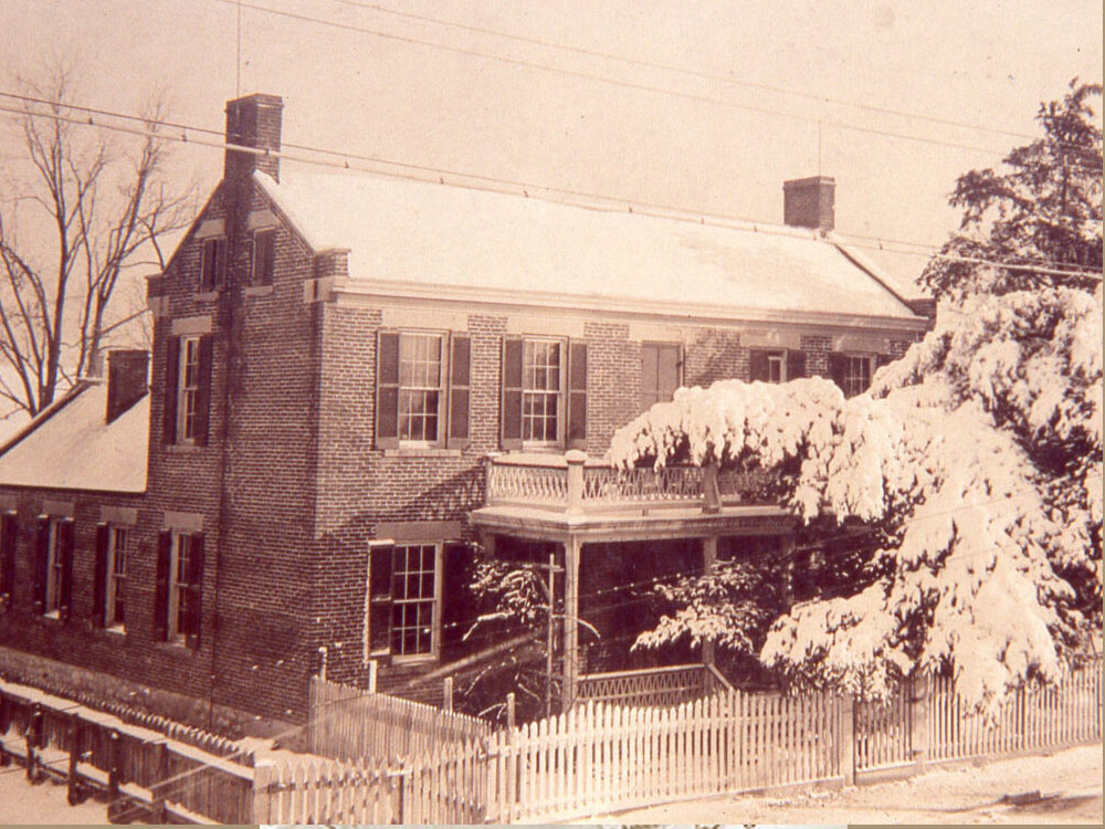 sepia tone photo of old haunted building